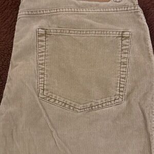 Eddie Bauer Beige Corduroy Pants 34x30